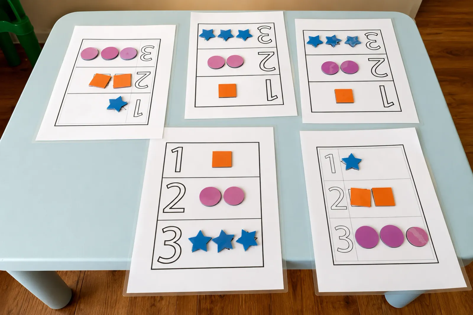 Tactile Counting & Shape Matching